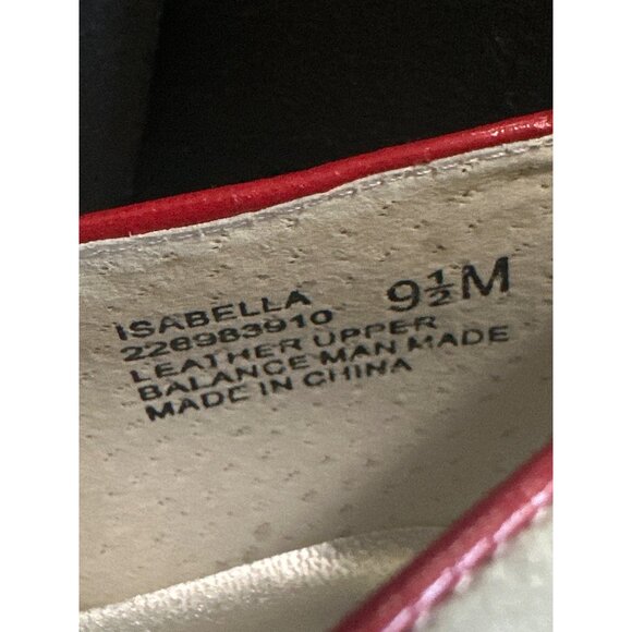 Red White Polka Dot Leather Peep Toe 2.5in Heels Bellini Bow  7 Retro Coquette - Picture 14 of 14